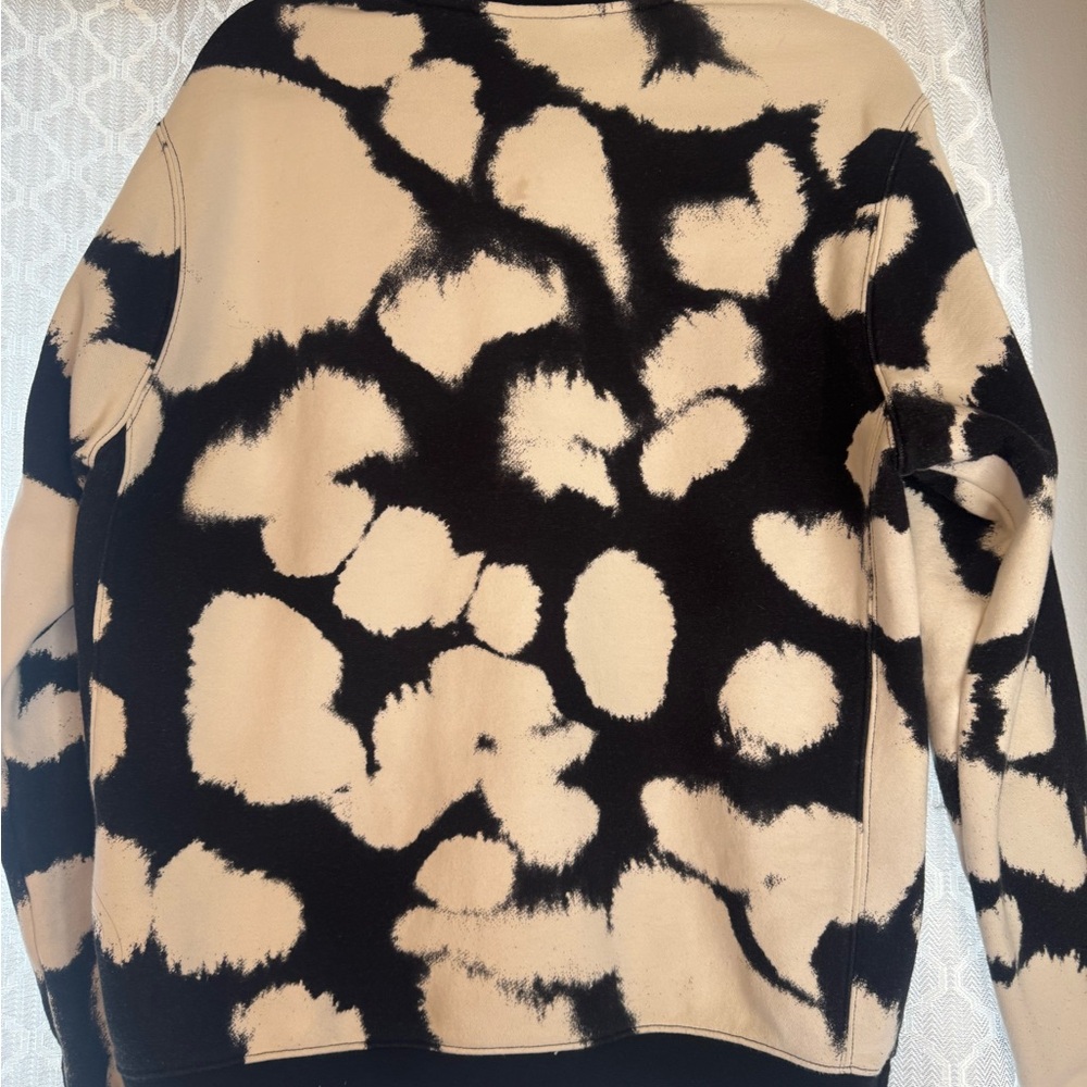 Large Nike Black and Cream Patterned Crew Neck Sweatshirt - Picture 5 of 5